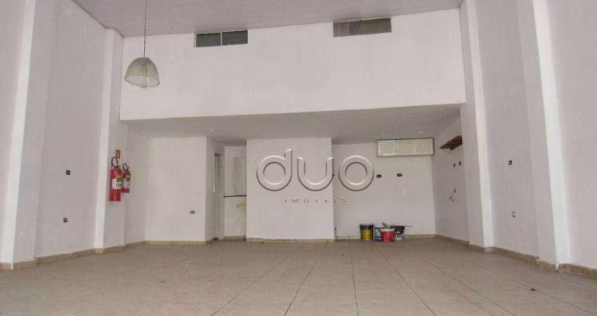 Salão para alugar, 68 m² por R$ 2.342,67/mês - Paulista - Piracicaba/SP