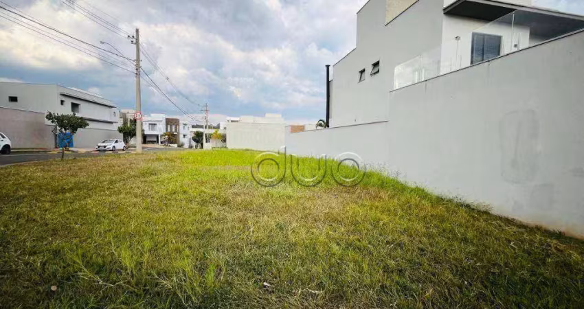 Terreno à venda, 288 m² por r$ 480.000,00 - condomínio residencial lazuli - piracicaba/sp