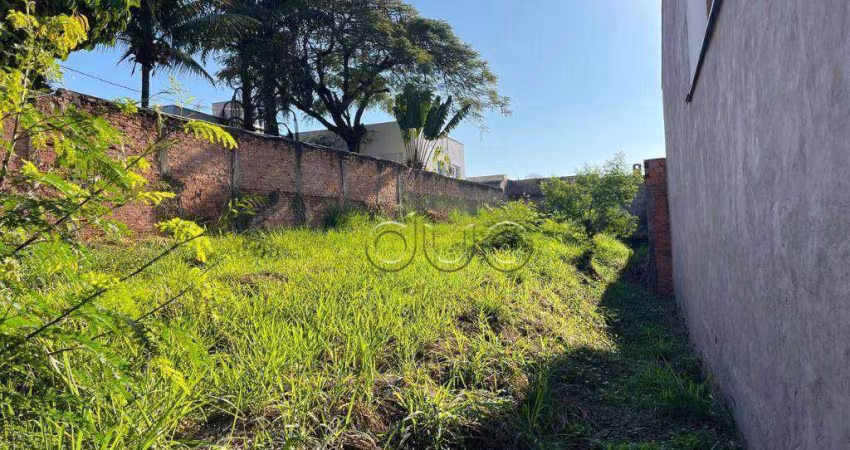 Terreno à venda, 500 m² por R$ 440.000,00 - Jardim Monumento - Piracicaba/SP