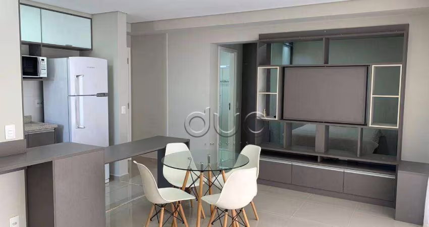 Apartamento com 1 quarto para alugar, 54 m² por R$ 4.688/mês - Jardim Europa - Piracicaba/SP