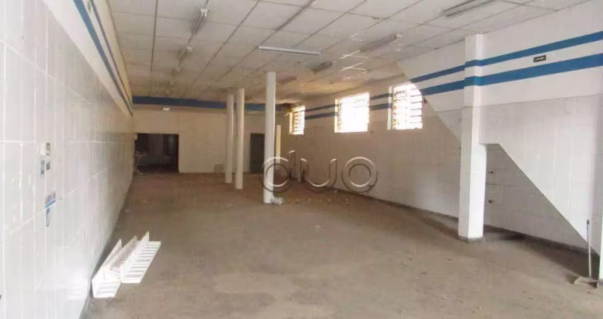 Salão para alugar, 250 m² por r$ 4.750,00/mês - vila monteiro - piracicaba/sp