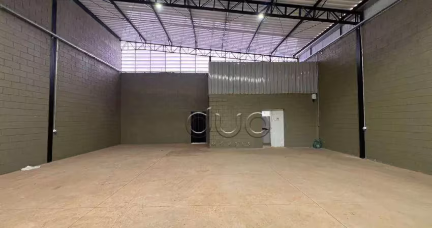 Barracão, 300 m² - venda por r$ 1.200.000,00 ou aluguel por r$ 8.500,00/mês - terras di treviso - piracicaba/sp