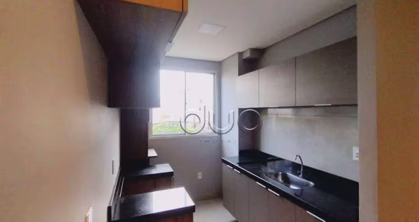 Apartamento com 2 dormitórios para alugar, 43 m² por r$ 1.246,75/mês - parque orlanda i - piracicaba/sp