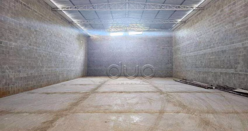 Barracão para alugar, 480 m² por R$ 10.150,00/mês - Santa Terezinha - Piracicaba/SP
