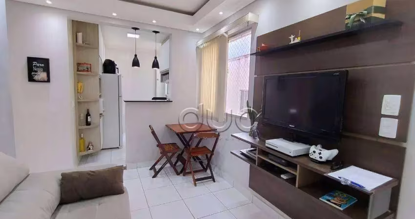 Apartamento com 2 dormitórios à venda, 46 m² por r$ 170.000,00 - dois córregos - piracicaba/sp