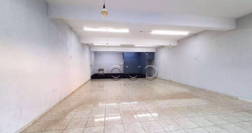Salão Comercial para alugar, 220 m² por R$ 6.850/mês - Centro - Piracicaba/SP
