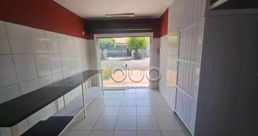 Salão para alugar, 24 m² por r$ 1.586,43/mês - vila rezende - piracicaba/sp