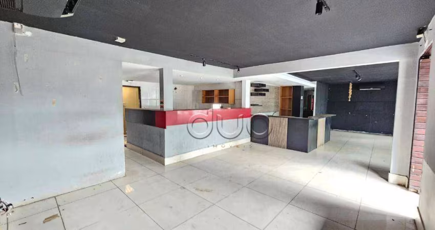 Salão para alugar, 230 m² por R$ 10.242,70/mês - Alemães - Piracicaba/SP
