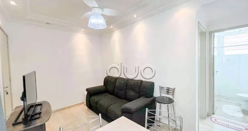 Apartamento com 2 dormitórios à venda, 45 m² por r$ 170.000,00 - nova pompéia - piracicaba/sp