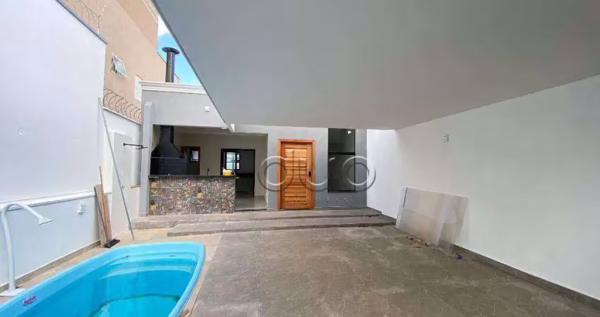 Casa com 3 dormitórios à venda, 127 m² por r$ 640.000,00 - residencial nova água branca ii - piracicaba/sp
