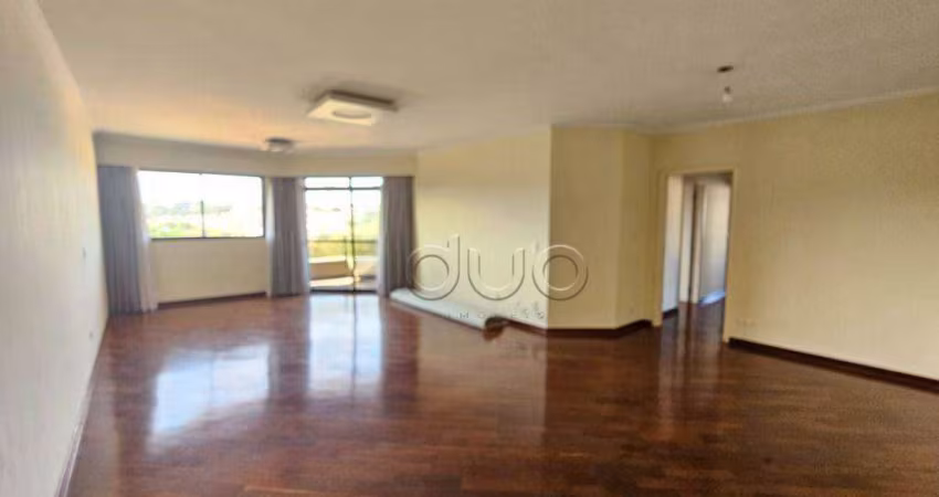 Apartamento com 3 dormitórios para alugar, 157 m² por R$ 5.030,00/mês - Vila Monteiro - Piracicaba/SP