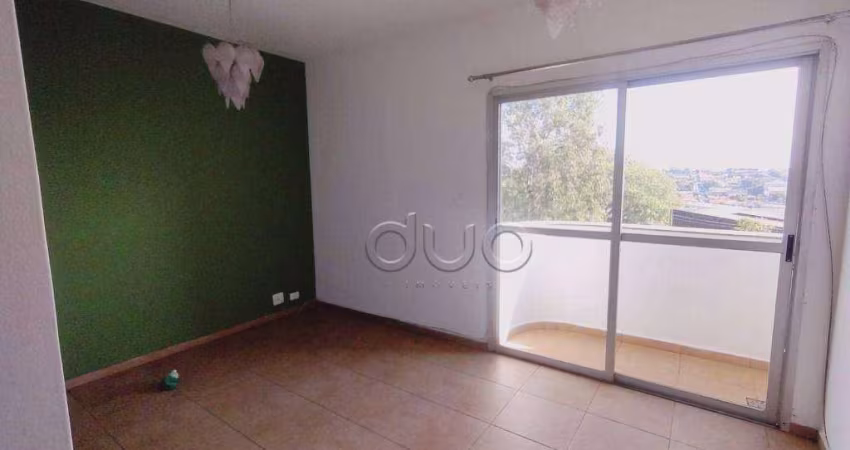 Apartamento com 3 dormitórios para alugar, 74 m² por R$ 1.657,00/mês - Jardim Caxambu - Piracicaba/SP