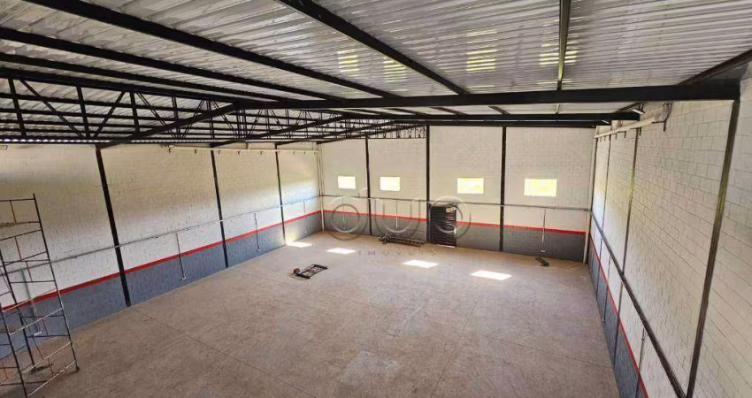 Barracão para alugar, 800 m² por r$ 21.350,00/mês - parque são jorge - piracicaba/sp