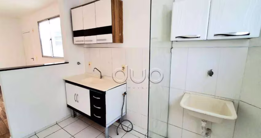 Apartamento com 2 dormitórios à venda, 47 m² por r$ 150.000,00 - santa terezinha - piracicaba/sp