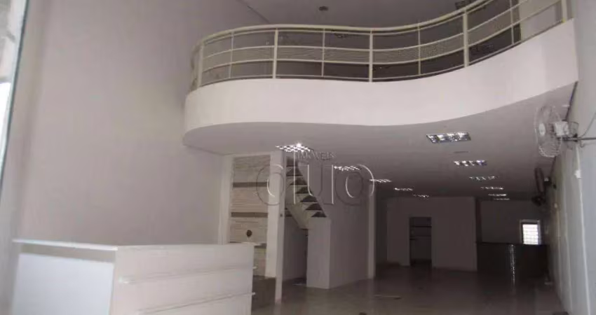 Salão para alugar, 262 m² por r$ 7.455,00/mês - centro - piracicaba/sp