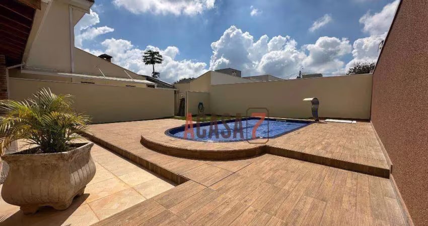 Casa com 3 dormitórios à venda, 347 m² por r$ 1.200.000,00 - condomínio lago da serra - araçoiaba da serra/sp