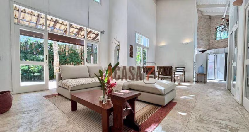 Casa com 5 dormitórios à venda, 264 m² por r$ 2.400.000,00 - praia do toque-toque pequeno - são sebastião/sp
