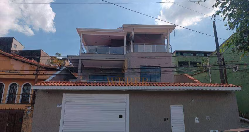 Sobrado alto 3 suítes, 8 vagas - City Bussocaba Osasco