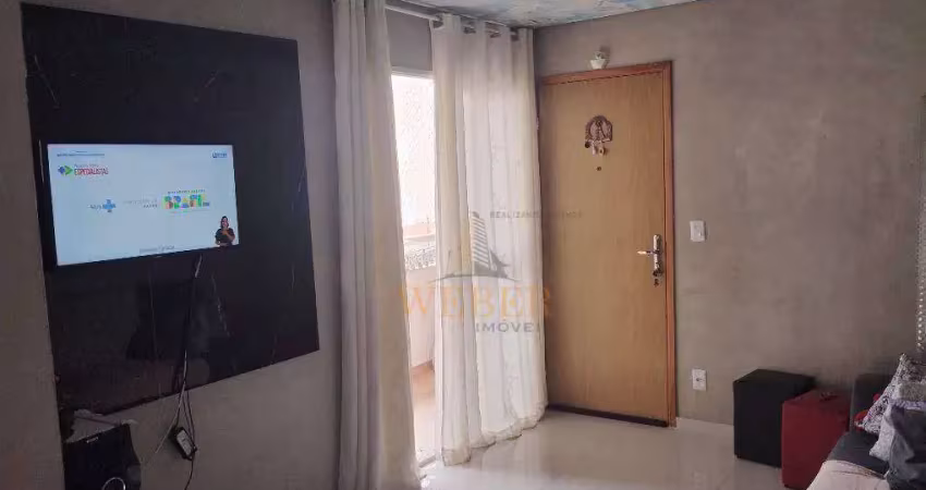 Apartamento com 2 dormitórios à venda, 47 m² por r$ 180.000,00 - jardim ísis - cotia/sp