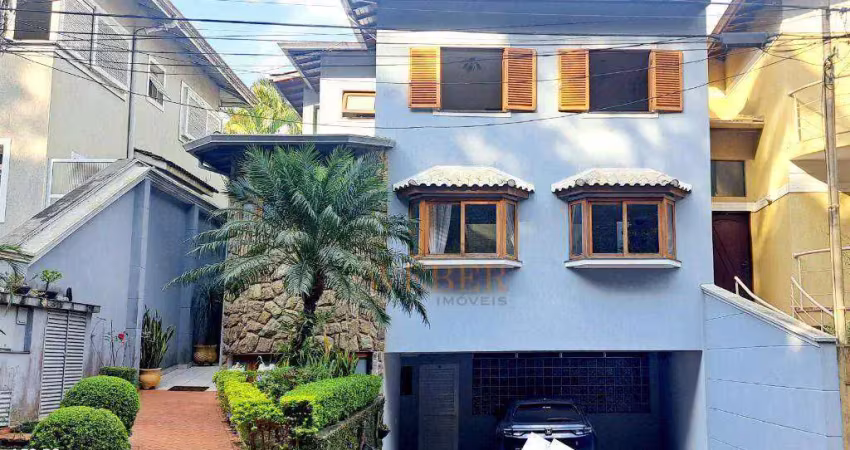 Sobrado em condominio fechado, 250 m² - venda por r$ 2.000.000 ou aluguel por r$ 9.472/mês - parque monte alegre - taboão da serra/sp