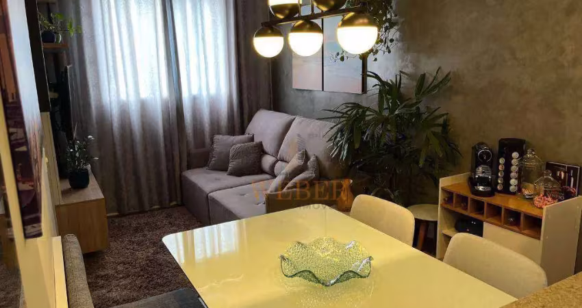Apartamento com 2 dormitórios à venda, 46 m² por r$ 329.000,00 - jardim são luiz - jandira/sp