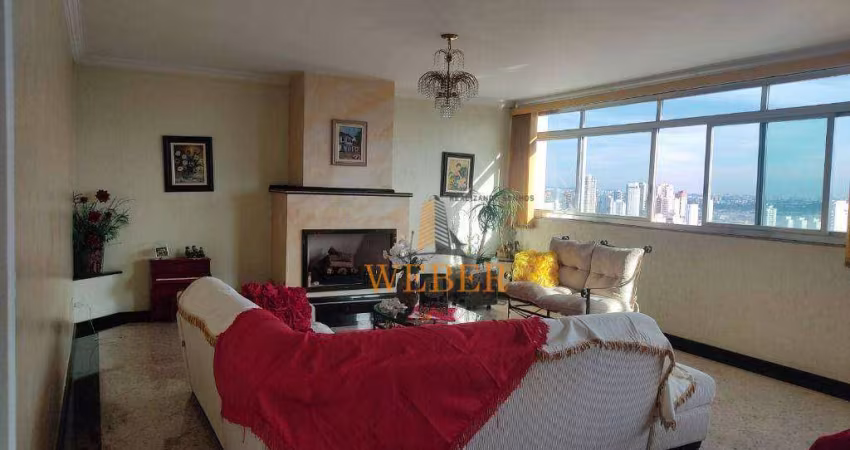 Apartamento com 4 dormitórios e 5 banheiros à venda, 368 m² por R$ 2.000.000 - Mooca - São Paulo/SP