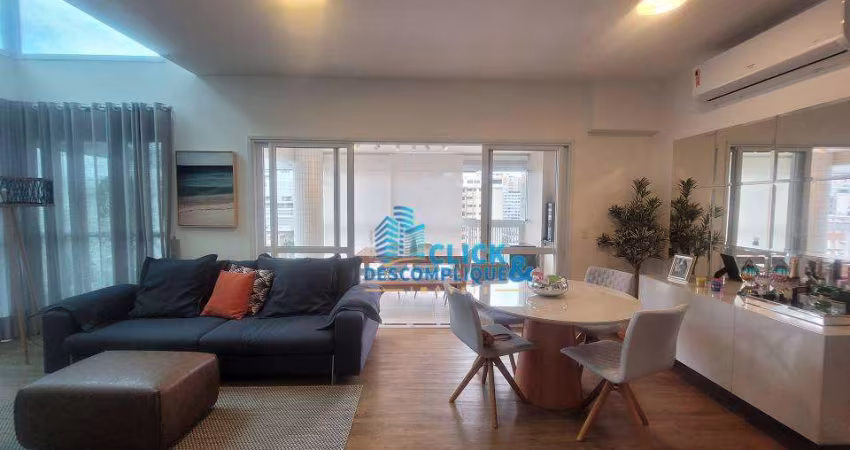 Apartamento Duplex com 2 dormitórios à venda, 121 m² por R$ 1.800.000,00 - Gonzaga - Santos/SP