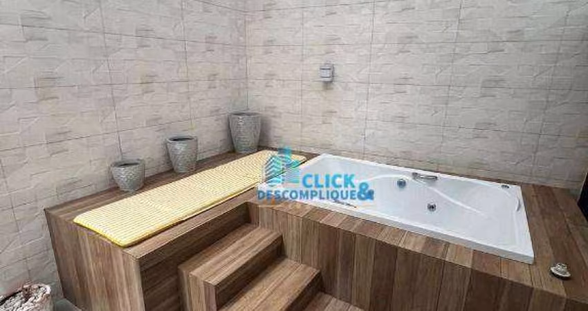 SOBRADO - VENDA - 3 QUARTOS (2 SUÍTES) - MOBILIADO - BOQUEIRÃO - SANTOS/SP (SO0586)
