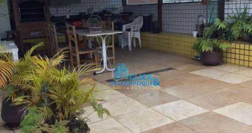 COBERTURA TRIPLEX - VENDA - 4 QUARTOS (4 SUÍTES) - 1 VAGA - VILA BELMIRO - SANTOS/SP (CO0230)