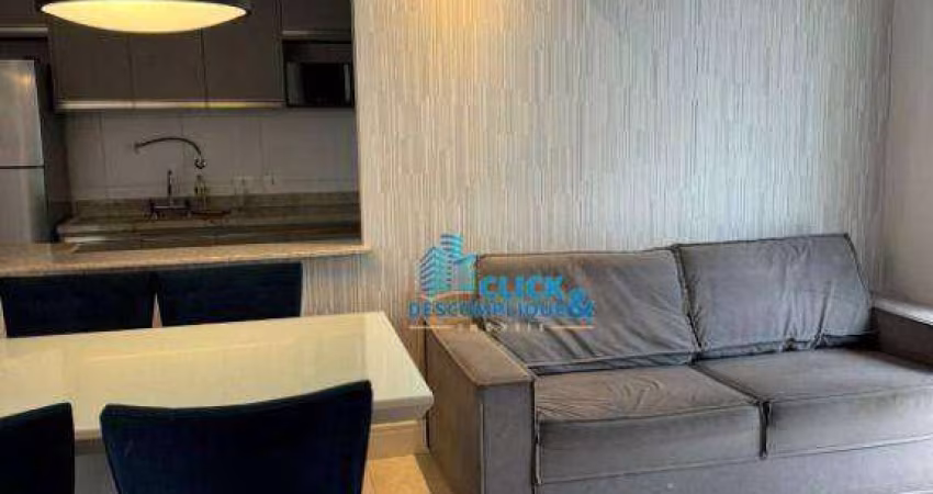 APARTAMENTO - VENDA - 2 QUARTOS (1 SUÍTE) - MOBILIADO - JOSÉ MENINO - SANTOS/SP (AP8461)