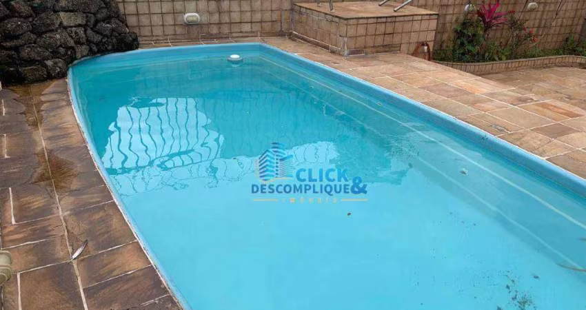 SOBRADO RESIDENCIAL/COMERCIAL - LOCAÇÃO - 4 QUARTOS (1 SUÍTE) - PISCINA - 3 VAGAS - PONTA DA PRAIA - SANTOS/SP