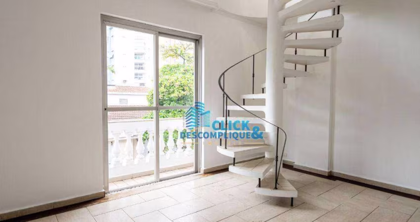 Apartamento Duplex com 5 dormitórios à venda, 208 m² por R$ 960.000,00 - Embaré - Santos/SP