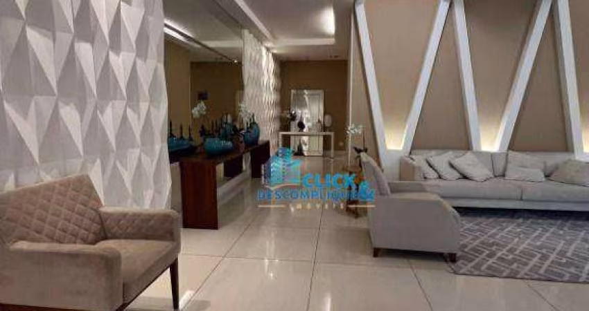 APARTAMENTO - VENDA - 2 QUARTOS SENDO 1 SUITE- PORTEIRA FECHADA - BOQUEIRÃO - SANTOS/SP (AP8554)