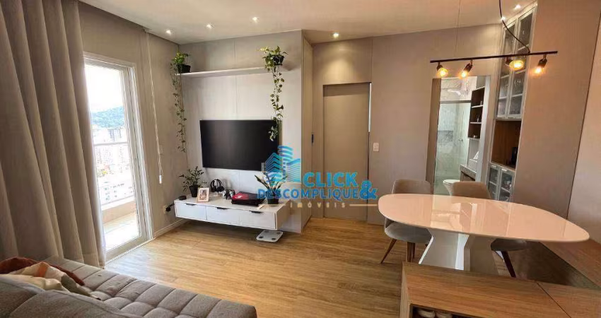 APARTAMENTO- STUDIO - VENDA - 1 QUARTO - LAZER - CAMPO GRANDE- SANTOS/SP. (AP8582)