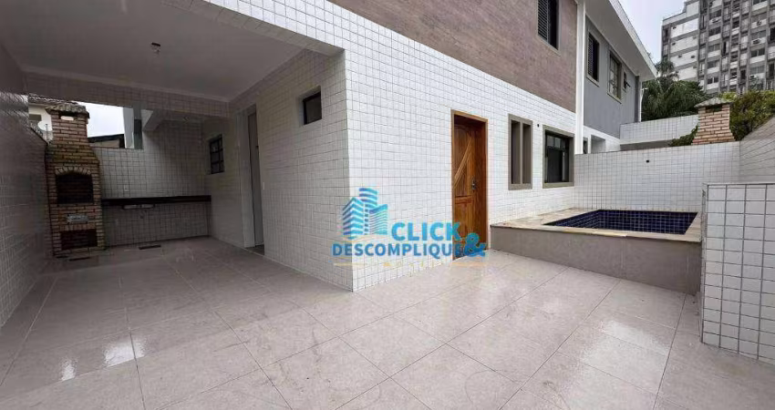Sobrado com 3 dormitórios à venda, 140 m² por R$ 1.431.000,00 - Vila Belmiro - Santos/SP
