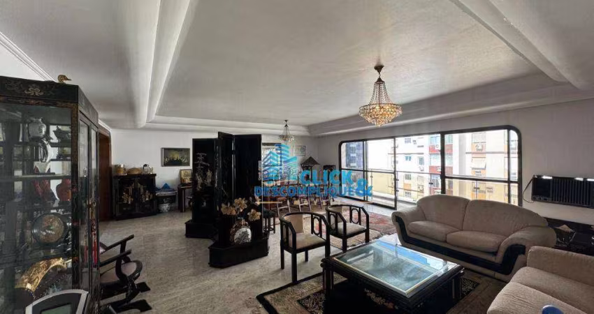 Apartamento com 4 dormitórios à venda, 257 m² por R$ 2.200.000,00 - Gonzaga - Santos/SP