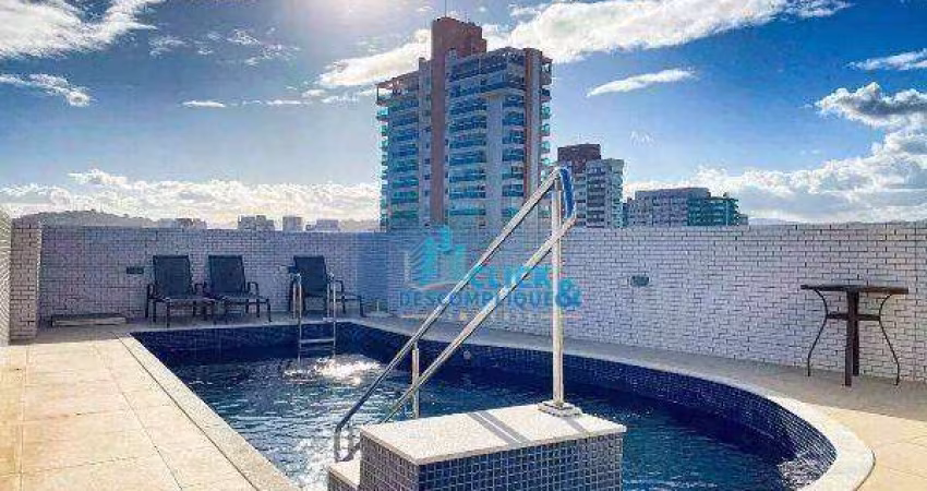 Ap Garden no 11andar com 1 dormitório à venda, 65 m² por R$ 670.000 - Boqueirão - Santos/SP