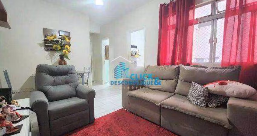 Apto 1Dorm 1qda da praia  à venda, 62 m² por R$ 265.000 - José Menino - Santos/SP