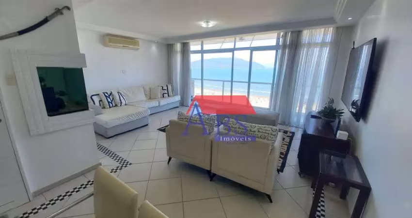 Apartamento com 3 dormitórios à venda, 130 m² por r$ 1.499.000 - gonzaga - santos/sp vista frontal para o mar