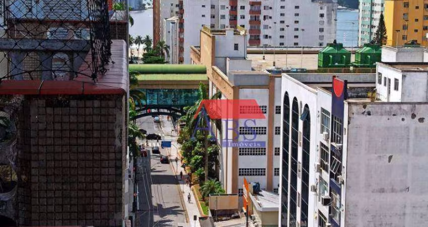 Apartamento com 1 dormitório à venda, 42 m² por R$ 170.000,00 - Centro - São Vicente/SP