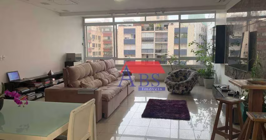 Apartamento com 3 dormitórios à venda, 137 m² por r$ 910.000,00 - gonzaga - santos/sp