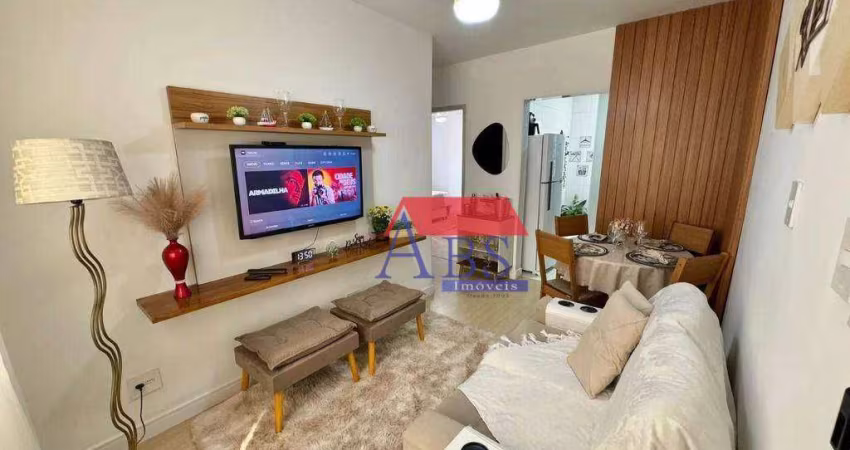 Apartamento com 2 dormitórios à venda, 55 m² por R$ 380.000,00 - Vila Guilhermina - Praia Grande/SP