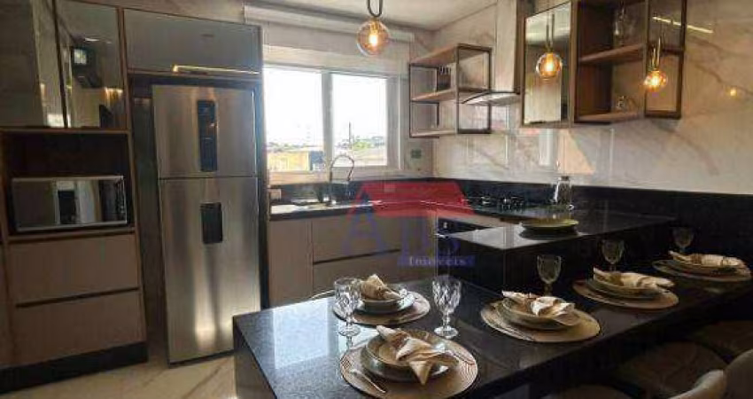 Casa com 2 dormitórios à venda, 96 m² por R$ 550.000,00 - Vila Guilhermina - Praia Grande/SP