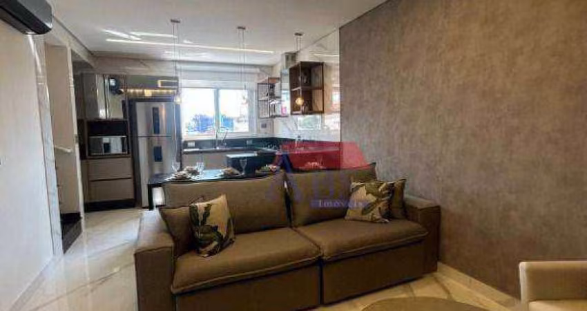 Casa com 2 dormitórios à venda, 88 m² por R$ 480.000,00 - Vila Guilhermina - Praia Grande/SP
