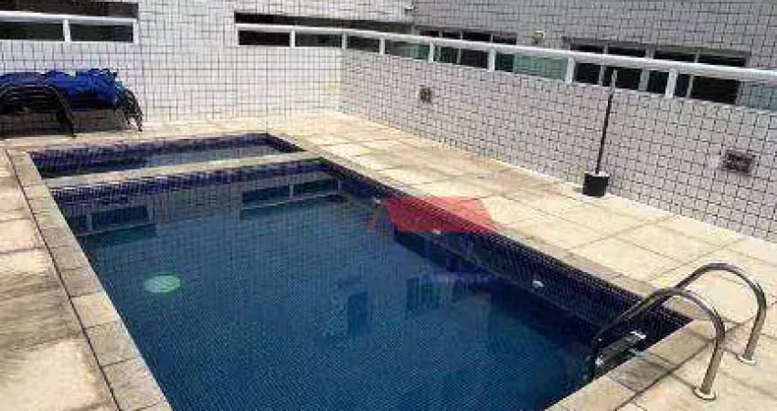 Apartamento com 2 dormitórios à venda, 60 m² por r$ 410.000,00 - canto do forte - praia grande/sp