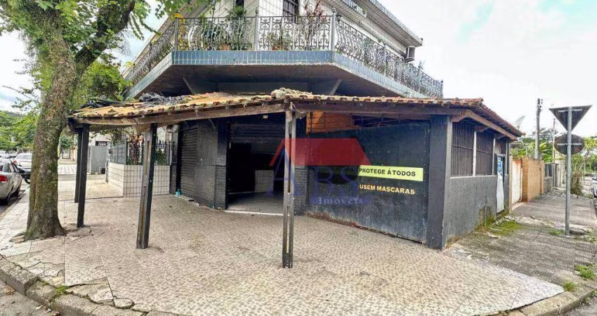Loja de esquina para alugar, 171 m² por R$ 3.000/mês - Jardim São Francisco - Cubatão/SP