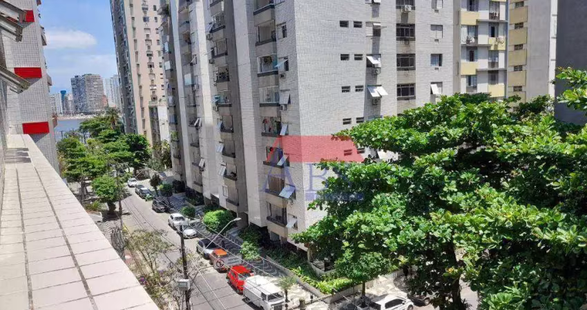 Apartamento com 3 dormitórios à venda, 122 m² por r$ 590.000 - itararé - são vicente/sp
