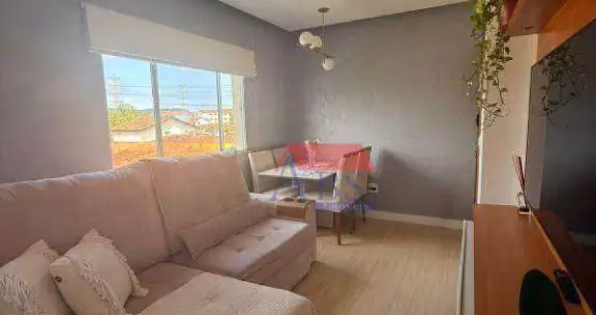 Apartamento com 2 dormitórios à venda, 56 m² por r$ 290.000,00 - jardim casqueiro - cubatão/sp