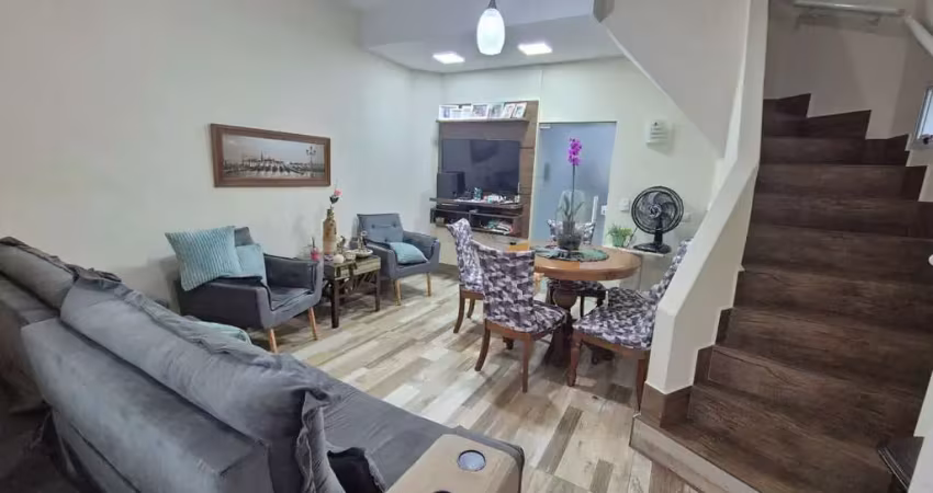 Casa com 3 dormitórios à venda, 120 m² por r$ 750.000,00 - campo grande - santos/sp