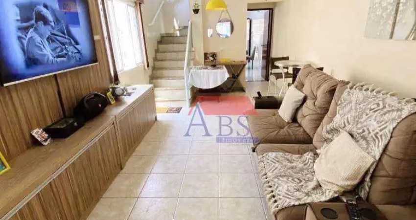 Sobrado com 3 dormitórios à venda, 99 m² por r$ 795.000 - vila guilhermina - praia grande/sp